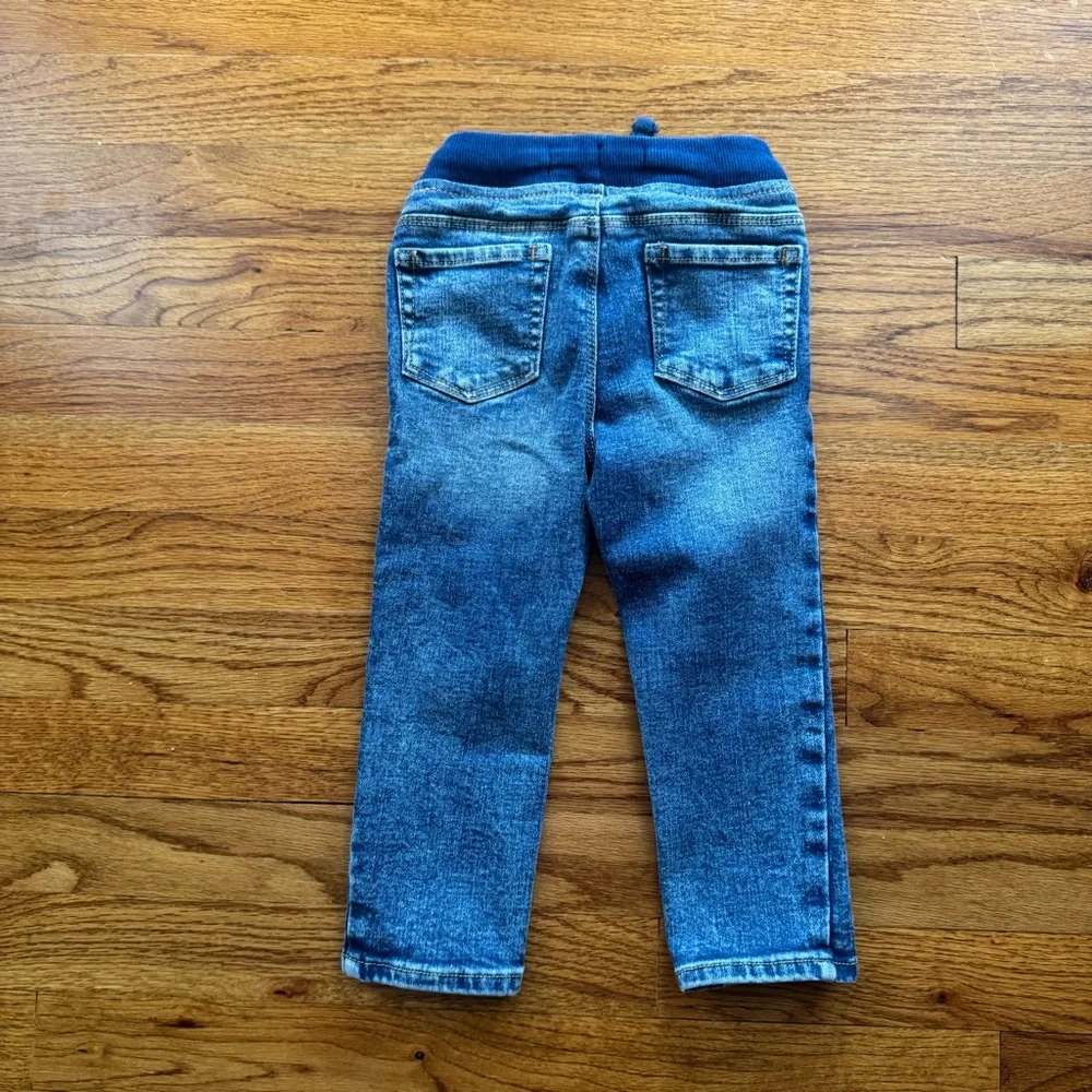 Old Navy Jeans Toddler Karate Skinny Pull On Functional Drawstring Waist